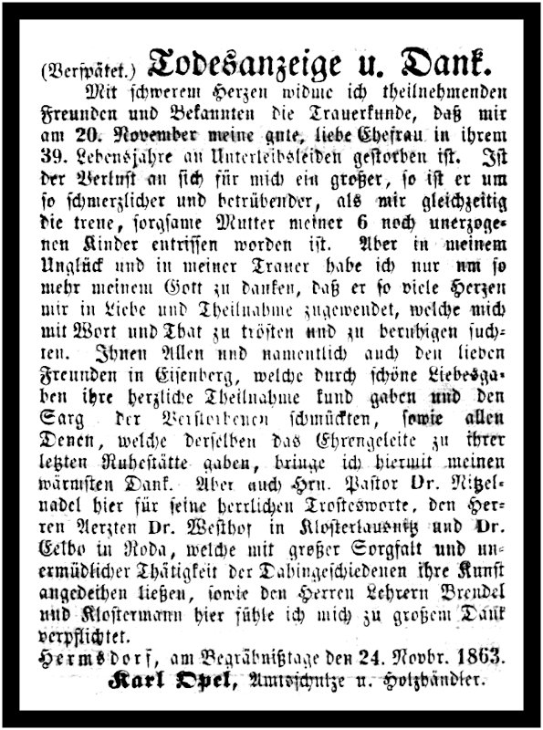 1863-11-24 Hdf Trauer Opel